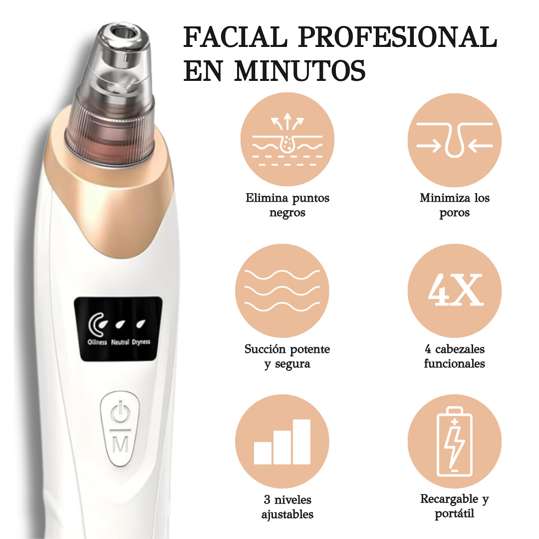 Nuvéra™ Extractor profesional de puntos negros